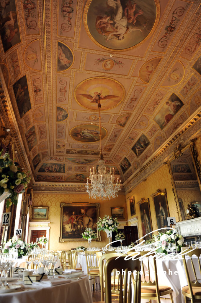 Brocket Hall interior wedding breakfast