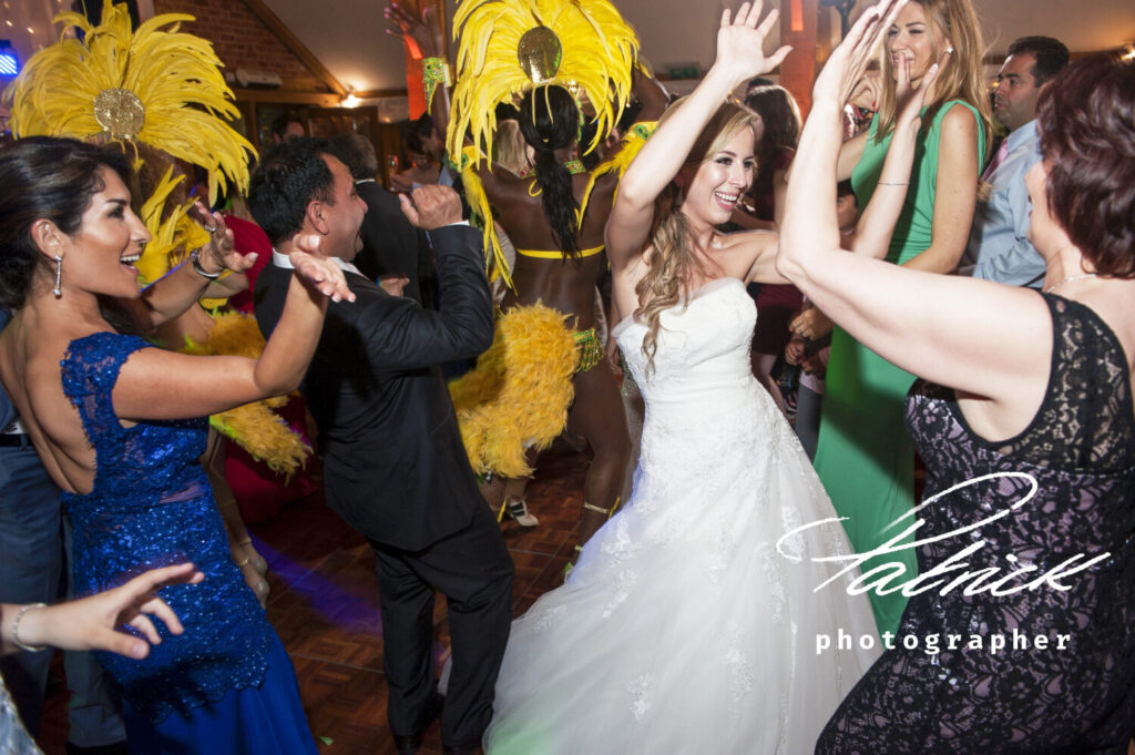 party night feathers jewish wedding brocket hall