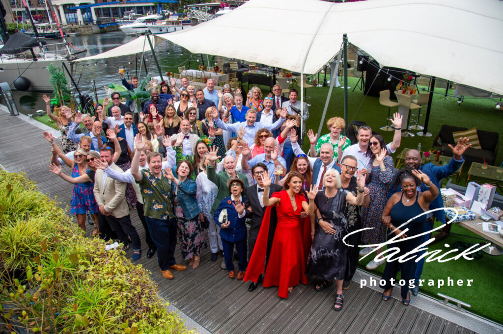 st katharine docks London wedding party marquee