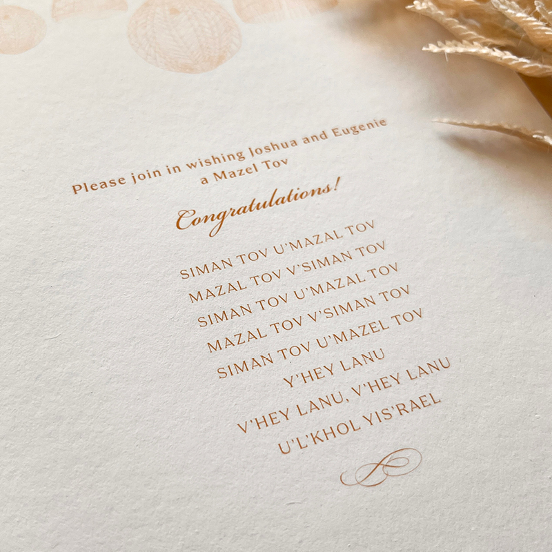 wedding stationery "congratulation"
