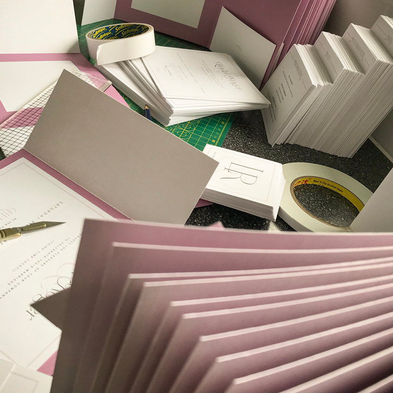 samples of dfferent cards and materials